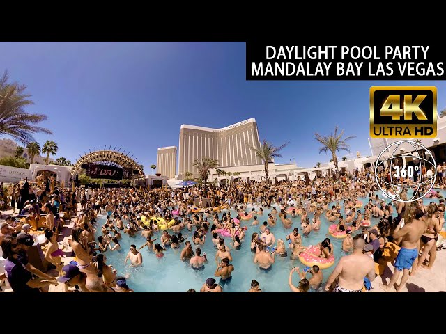 VR 360 Las Vegas Pool Party w/ Kid Funk - GoPro Omni - Daylight Las Vegas