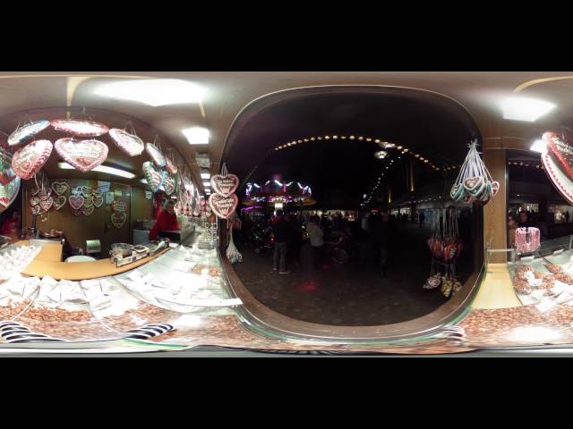 Weihnachtsmarkt Recklinghausen 360° Grad Video Impressionen