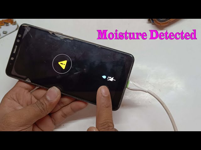 Samsung Mobile water mark charging error fix I samsung a8 plus moisture erro fix