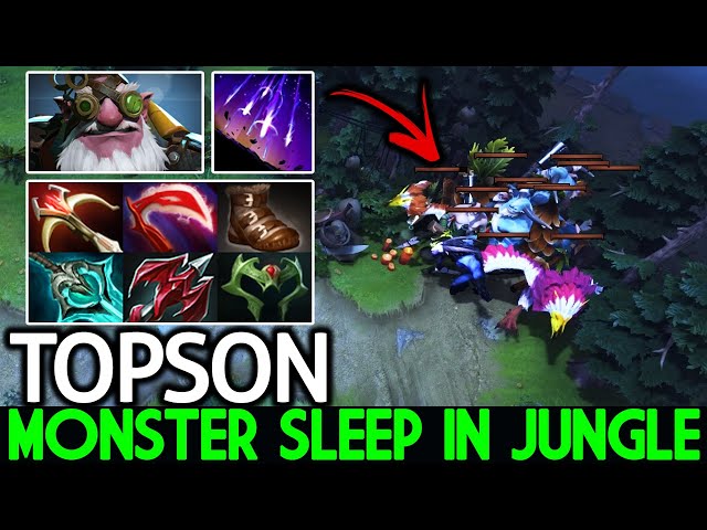 TOPSON [Sniper] Monster Solo Mid Sleep in Jungle Dota 2