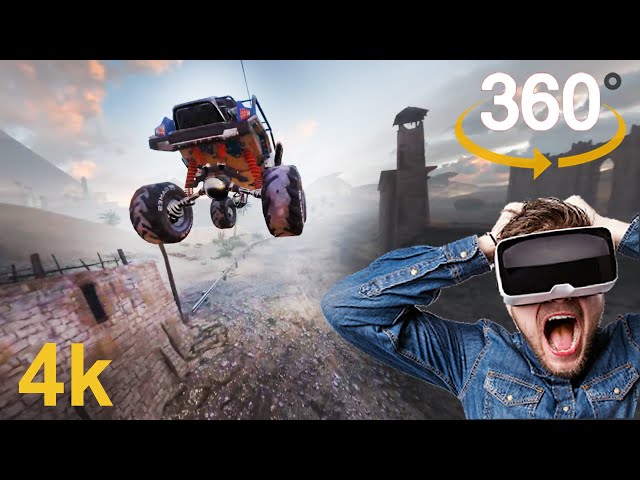 تجربة قيادة افتراضية سباق سيارات بتقنية 360 درجة