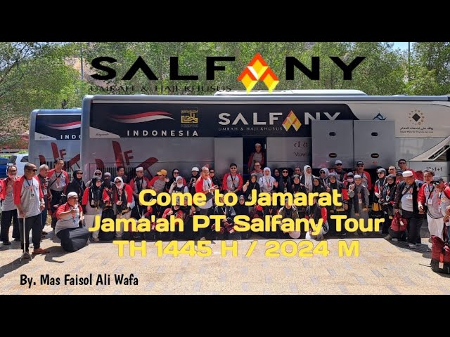 Jama'ah PT Salfany Tour Melontar Jumroh Ula, Wustho, dan Aqobah