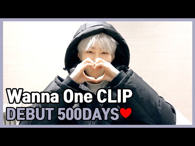 [Wanna One CLIP] 워너원 데뷔 500일 축하영상 하성운 cut (181218)
