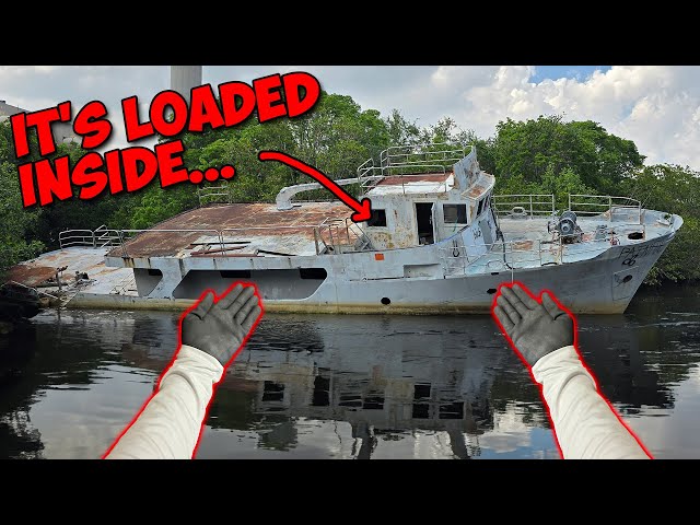 I Searched a REAL GHOST SHIP and found this...