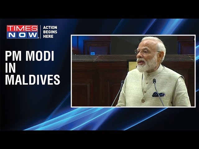 PM Modi in Maldives | Gives STERN message to Pakistan,calls state-sponsored terrorism global threat