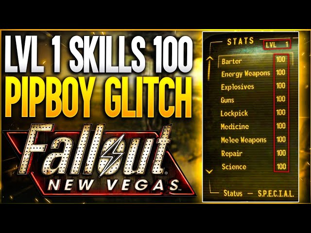 Change Your Life: Max Fallout New Vegas Skills in 5 Mins