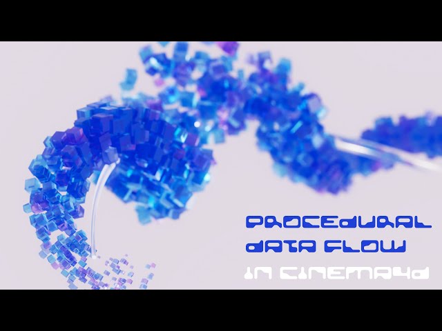 Procedural Data Flow Effect - Cinema4D