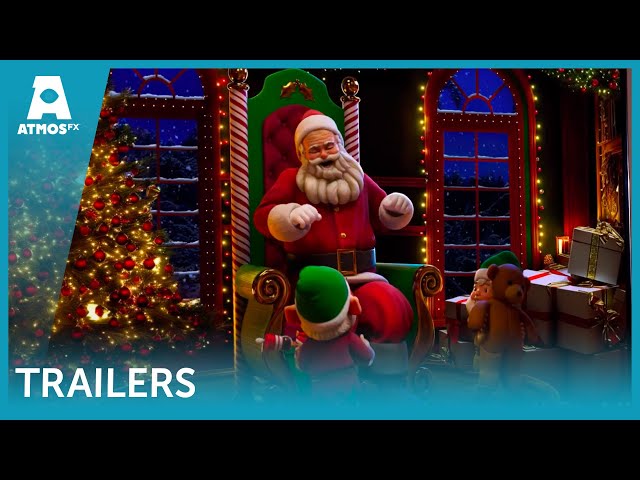 Santa and His Elves Decoration Trailer