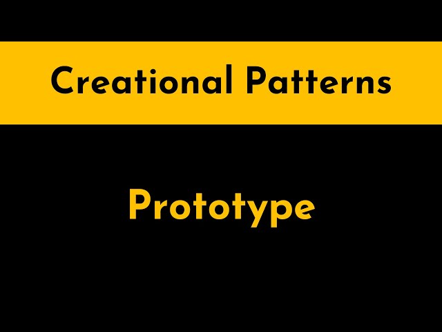 The Prototype Pattern Explained and Implemented in Java | Creational Design Patterns | Geekific