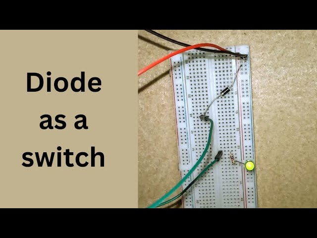 Diode as a Switch on Breadboard 💯