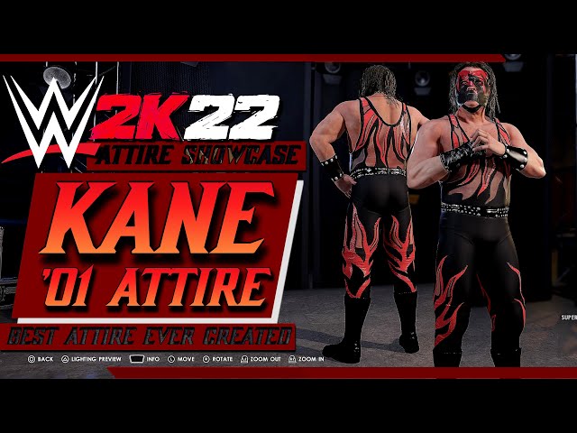 WWE 2K22 Kane 2001 Attire