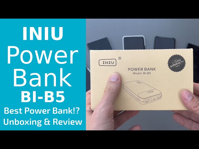 Iniu BI-B5 Power Bank - Best Power Bank I ever had
