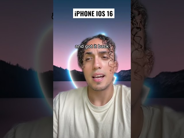 Apple IOS 16 Update
