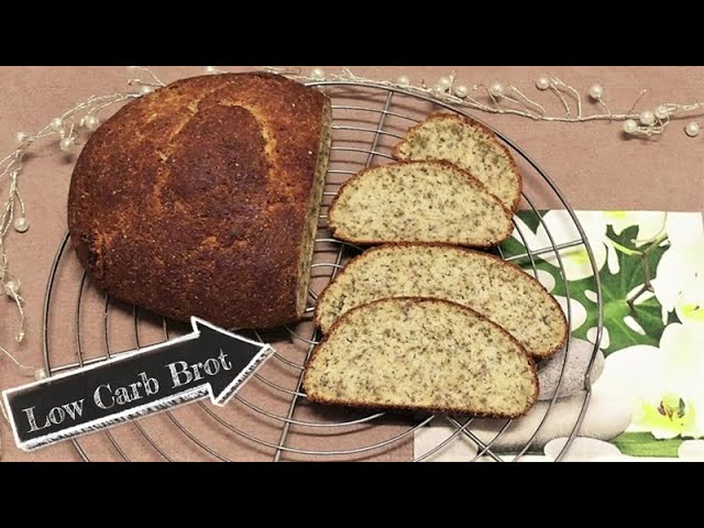 5 Simple Zutaten Für Das Perfekte Low Carb Brot - Mandeln, Magerquark, Backpulver, Chiasamen!