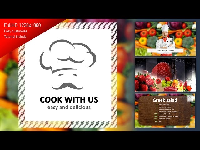 Cook With Us - Cooking TV Show Pack