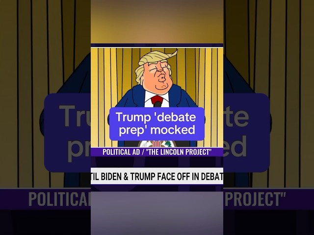 Trump 'debate prep' mocked