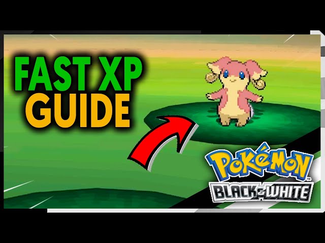 HOW TO LEVEL UP FAST ON POKEMON BLACK AND WHITE