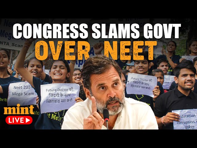 NEET Controversy LIVE: Rahul Gandhi Says 'Institutional Crisis In Education'