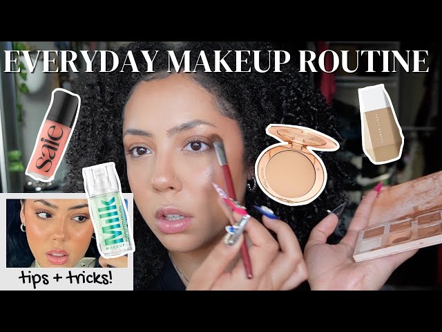 everyday makeup routine - natural + EASY! (technique tricks and product tips)