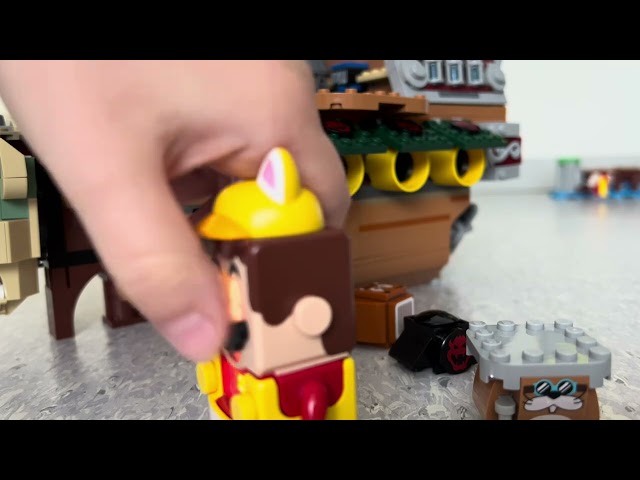 Lego Mario и корабль Боузера