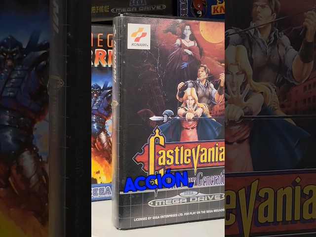 Sega Mega Drive y su colección de grandes títulos #Castlevania #TMNT #MegaDrive #sega