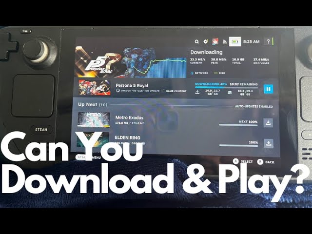 Can You Play Games While Downloading On Steam Deck (Proof Inside!)