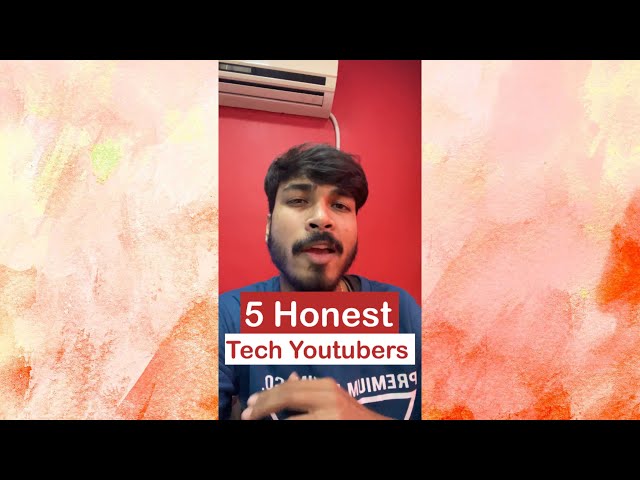 5 Honest Tech Youtubers In India 🔥👍 #shorts #youtubeshorts #tech #youtuber
