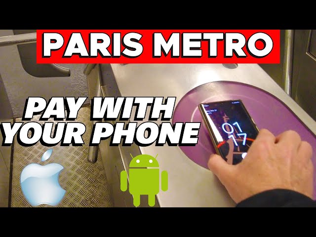 How to use your phone to ride Paris Metro (with 2024 iphone update)