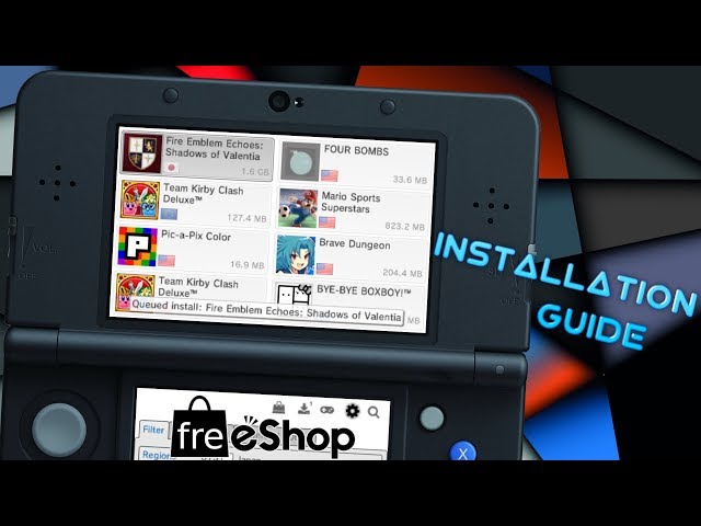 [3DS] How To Set Up & Use freeShop
