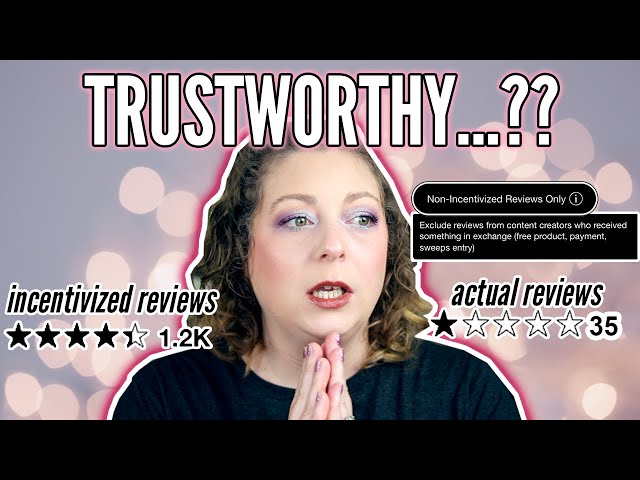 PRODUCT REVIEWS AREN'T TRUSTWORTHY ANYMORE...?