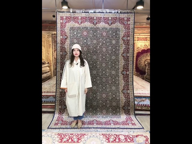 Turkish handmade silk carpets, countless stars, illuminate your life and bring you good luck