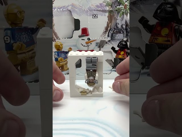 This LEGO Star Wars Advent Calendar Build Is A Genius Display For Luke!!! #shorts