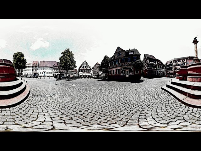 Marktplatz mit Filter 360°