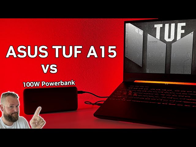 Asus Tuf A15 vs 100w Powerbank | Amazing Results