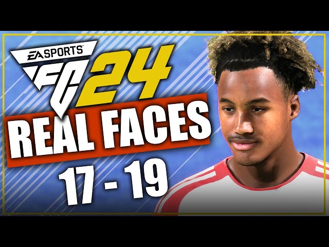 FC 24 - Wonderkids with New Real Faces (17 -19 years old) 🙇‍♂️  - Career Mode