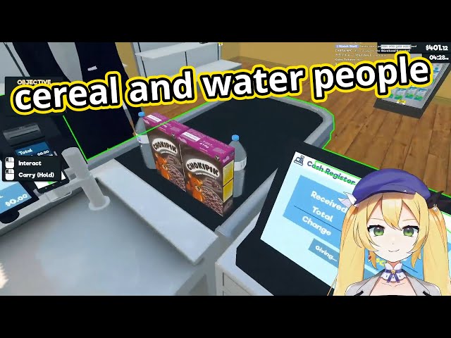 Cereal and water people [Dokibird]