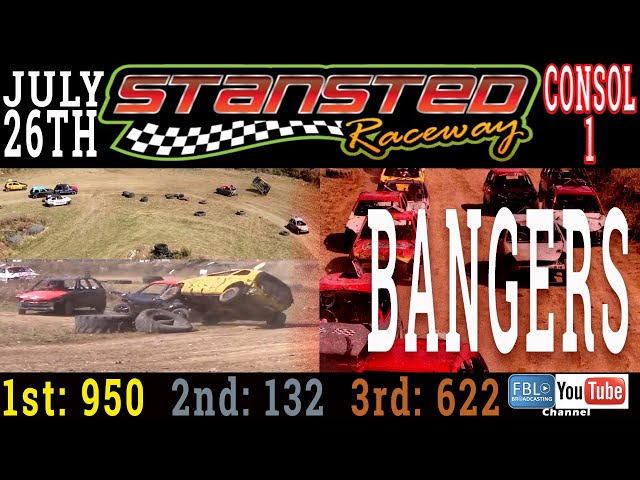 Stansted Raceway. Stock Car. Full Contact Banger Racing 2020. July 26th. Bangers. Consolation Race 1