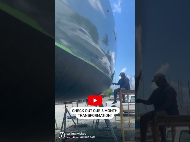 Watch our Amazing boat transformation! Sailing Wicked