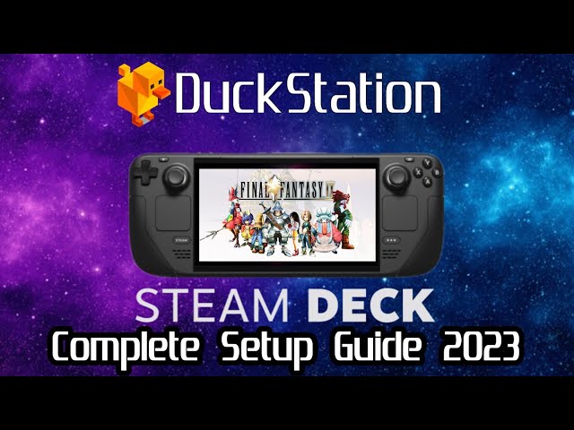 DUCKSTATION Steam Deck/EmuDeck Setup Guide + BEST Video Settings #steamdeck #duckstation #emulator
