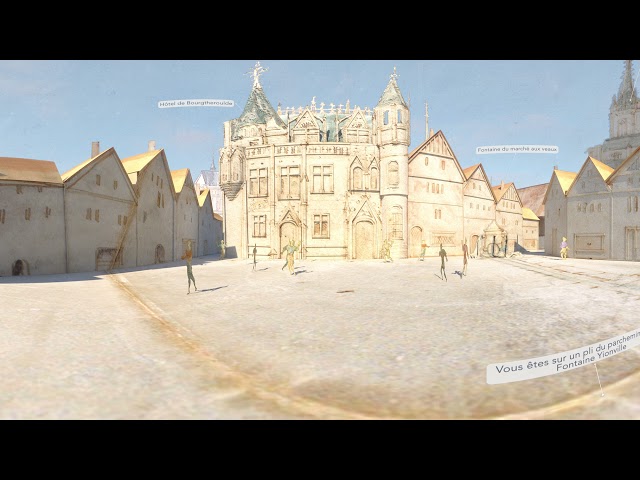 Rouen in the 16th century in virtual reality