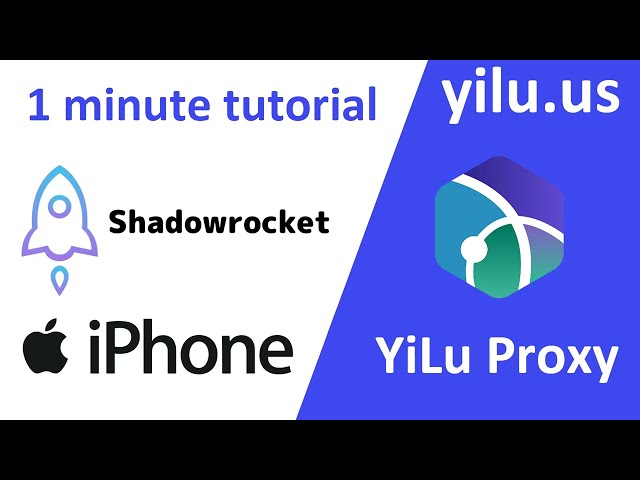How to configure Shadowrocket on iPhone iPad IOS devices to connect YiLu Proxy as VPN - yilu.us
