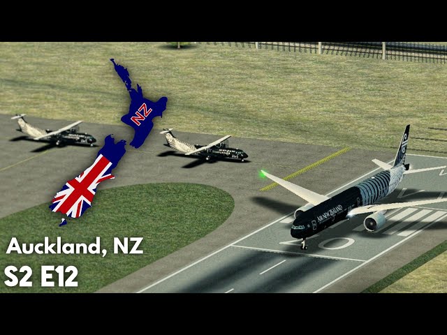 Planespotting At Auckland, NZ in Unmatched Air Traffic Control 2020