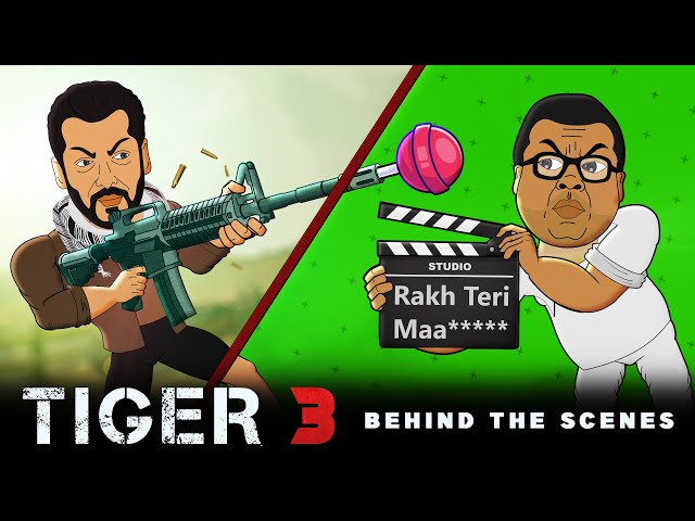 Tiger - 3 Behind the Scenes || Bhaijaan Ka Khauf || Animated Spoof || Cartoon Smash