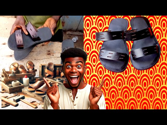 Modern Man’s DIY:Crafting Black Slippers at Home #how #india
