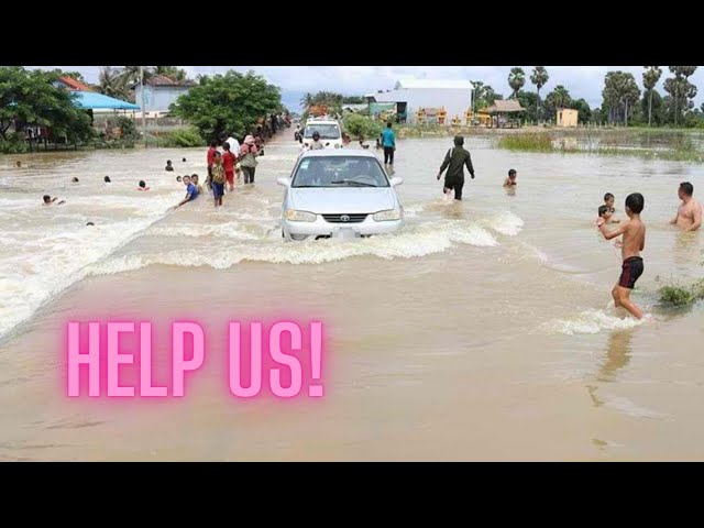 Cambodia : Kingdom of Floods?? #travel #phnompenh #battambang #floods