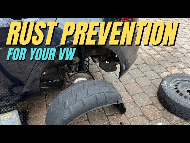 THE SECRET TO KEEP A VW RUST FREE (Cleaning the Fender Liners on a MK7 Golf)