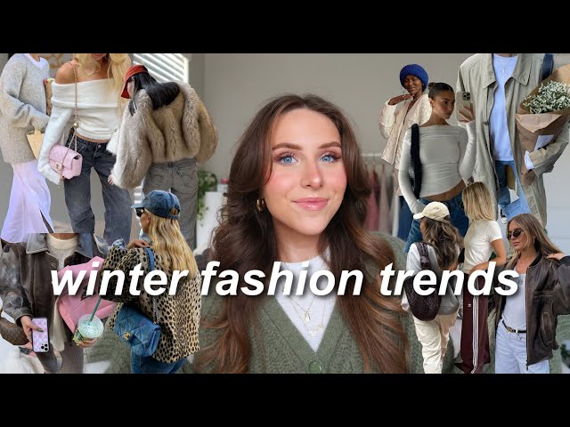 WINTER + EARLY SPRING 2024 FASHION TRENDS | pinterest inspired, & wearable! (clothing essentials)