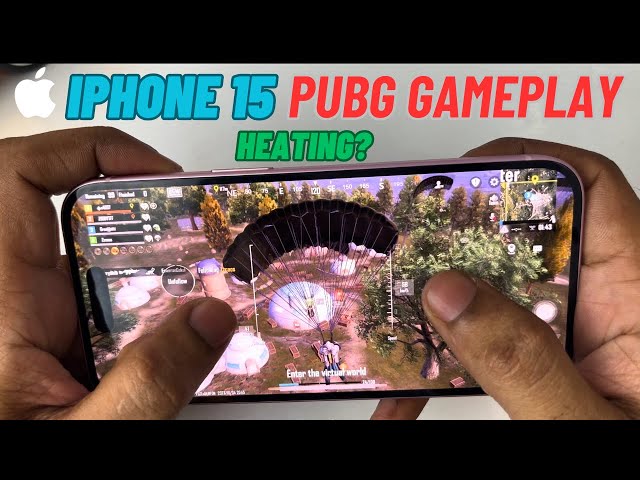 iPhone 15 la Pubg / BGMI Gameplay epadi iruku? || HEATING & BATTERY TEST (Tamil)