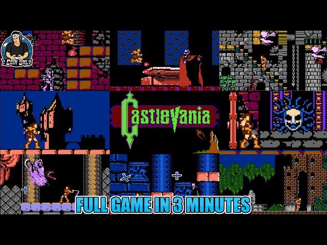 Castlevania (NES) - Full Game in 3 Minutes
