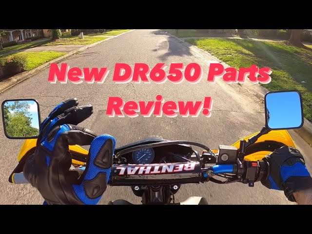DR650 New Parts Review!